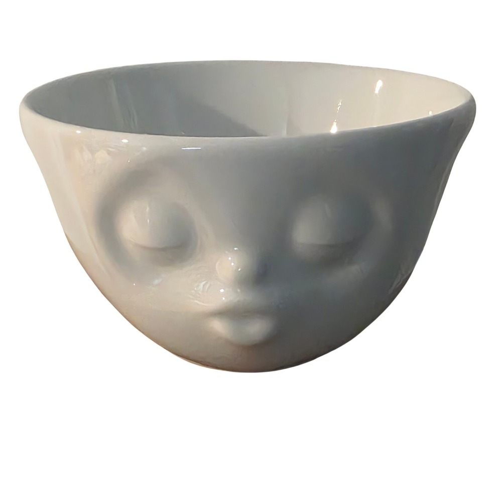 Tassen 58 Products Kissing Face Bowls White Whimsical Porcelain Cereal Soups